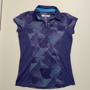 Purple pebble beach women’s polo